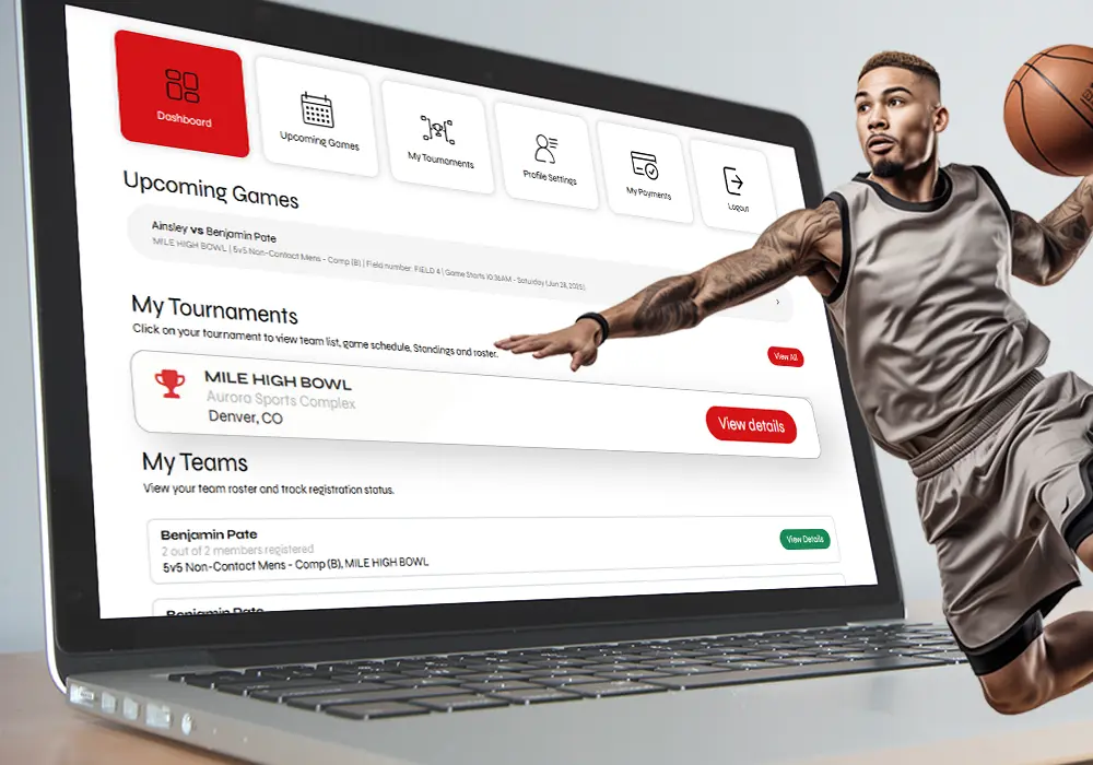Web Development for Tournament Management System