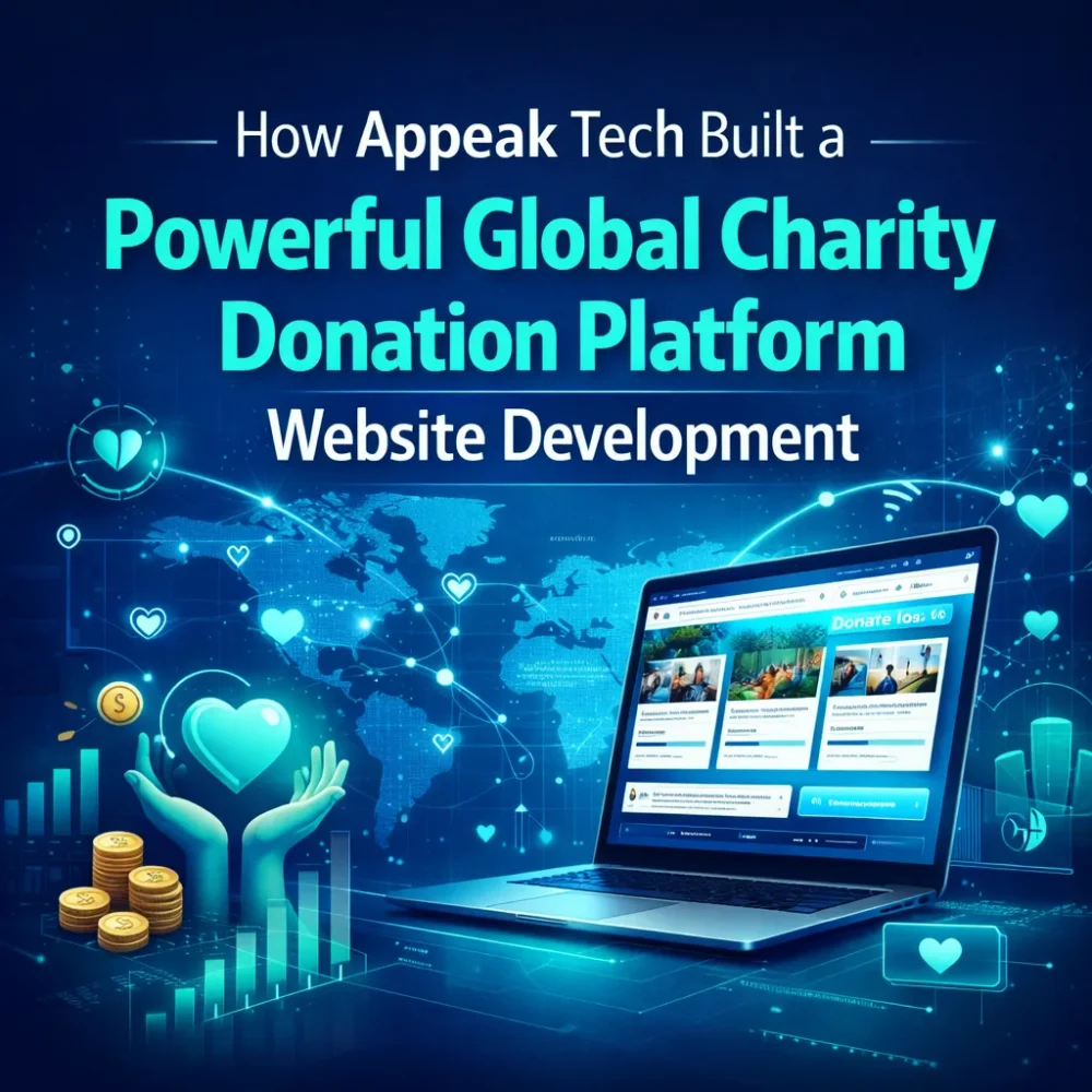 How Appeak Tech Built a Powerful Global Charity Donation Platform Website Development