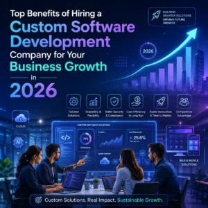 Top Benefits of Hiring a Custom Software Development Company for Your Business Growth in 2026